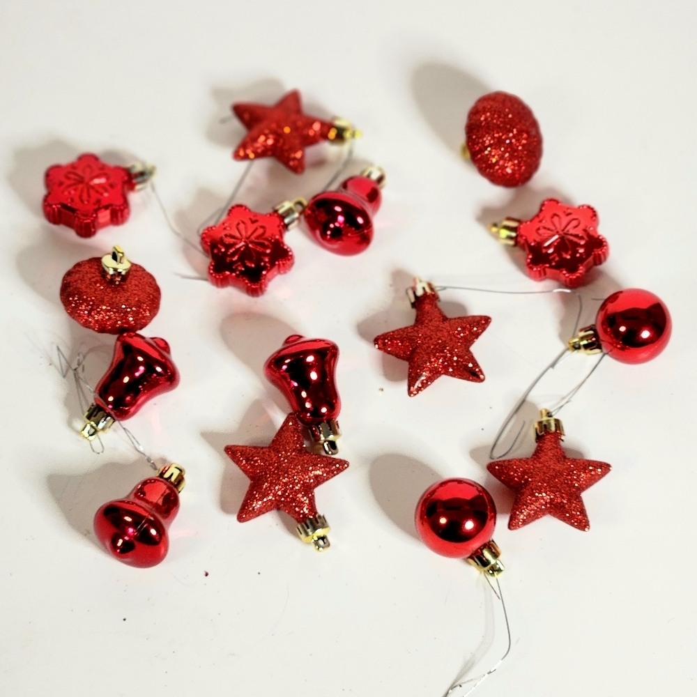 RED BABY CHRISTMAS ORNAMENTS - Picture 4 of 8